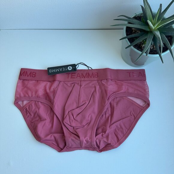 Teamm8 - Score Sheer Tank and Brief Set - Baroque Rose (M) - PRICE FIRM - Picture 6 of 10